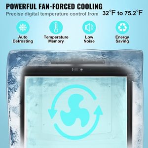 Dispenser di Birra a Spillatura Singola con Cilindro CO2, Vassoio Raccogligocce e Guida, Range di Temperatura 0-10°C (32-75.2 Fahrenheit) - Kegerator per Vino e Bevande - Product Image 3