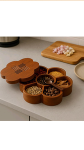 Best Selling Wood Spice <b>Box</b> Kitchen Supplies Cooking Spices Storage Use Handmade - Product Image 2