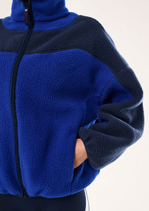Chaqueta de Sherpa Premium para Mujer, Abrigo Cálido y Suave para Invierno, Chaqueta Casual de Talla Grande con Cremallera Completa para Exteriores, Fabricante OEM Personalizado - Product Image 4