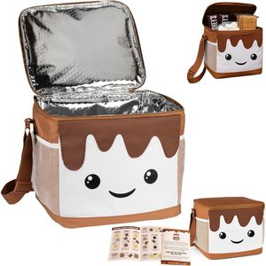 Borsa Termica Pieghevole Grande e Carina per Kit Smores, Accessori per Falò e Picnic, con Contenitore per Marshmallow - Product Image 1
