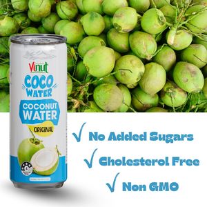 Puré de Agua de Coco Sin Azúcar de 320 ml, 100% Jugo, Marca Privada, Venta al por Mayor, Muestra Gratuita, Fabricante de Vietnam - Product Image 2