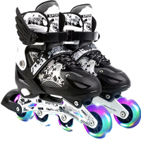 Chaussures à roulettes lumineuses à 4 roues pour adultes, vente en gros, chaussures de roller à vendre en gros