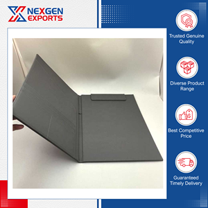 Porte-documents en cuir PU fait main de qualité supérieure, le plus vendu, avec poches et clip magnétique, fabriqué en Inde - Product Image 3