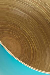 Vente en gros de vaisselle bol en bambou ovale légère avec kit d'ustensiles au design enroulé/filé pour le stockage des aliments vaisselle de restaurant - Product Image 3