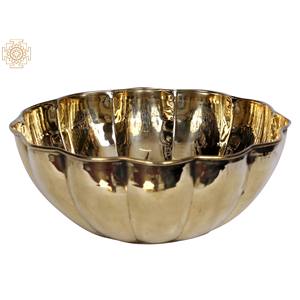 Petit bol design en laiton fait à la main Article de décoration unique pour la maison - Product Image 3