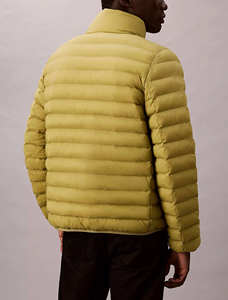 Veste matelassée pour homme en nylon cèdre avec logo personnalisé, col montant, rembourrage en duvet, imperméable, légère, parka, veste à bulles pour homme - Product Image 2