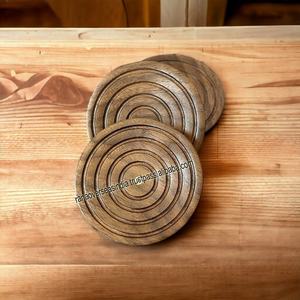 ที่ใส่ธูปไม้กลม งานแฮนด์เมด คุณภาพพรีเมียม ขนาด 4x4 นิ้ว เป็นมิตรกับสิ่งแวดล้อม ผลิตจากวัสดุออร์แกนิก สำหรับใช้ในบ้าน โรงแรม และสำนักงาน - Product Image 3