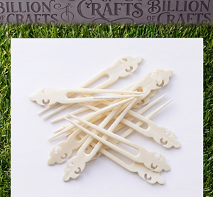 Handmade Carved Bone Flower <b>Hair</b> <b>Pins</b> <b>Decorative</b> Folk Art Natural Bone <b>Hair</b> <b>Pin</b> - Product Image 4