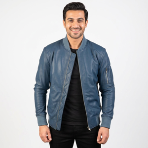 Jacket for <b>Man</b> Pakistan Factory <b>Men's</b> Leather Jackets Genuine Leather Fashion Streetwear Coat Leather jacket for <b>men</b> - Product Image 1