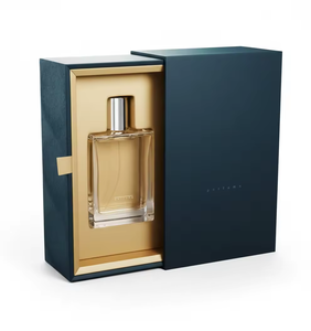 Envase de Perfume Personalizado de Lujo, Botella Vacía de Alta Calidad con Diseño Personalizado, Caja con Tapa y Base con Logotipo - Product Image 1