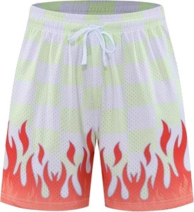 Pantalones Cortos de Malla Personalizados de Moda, Pantalones Cortos Personalizados para Hombre, Pantalones Cortos de Malla con Logotipo Personalizado por Sublimación para Hombre - Product Image 3