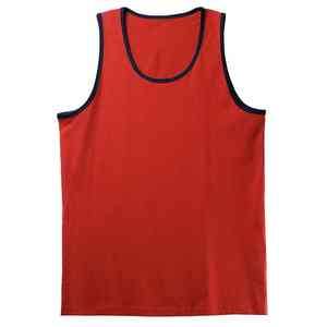 Camiseta sin Mangas para Hombre, Color Sólido, para Entrenamiento y Fitness, Impresión de Logotipo Personalizado, Estilo Casual, Hecha de Algodón, Precio de Fábrica al por Mayor - Product Image 4