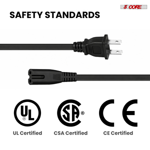 Câble d'alimentation CA 1,8 m SJTW PVC, rallonge 2 broches mâle/femelle, adaptateur 16AWG/2C 125V 13A 5 conducteurs IP20 N/A pour l'électronique grand public - Product Image 3