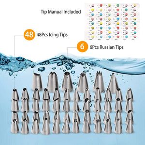 11-Inch Rotating Cake Turntable with 108pcs Cake Decorating Supplies <b>Kit</b> Revolving Cake Table Stand Base <b>Baking</b> Tools - Product Image 3