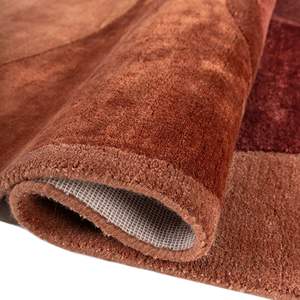 Tapis en soie tufté à la main à motif floral, bleu/beige, forme rectangulaire, conçu avec des couleurs naturelles, best-seller - Product Image 3