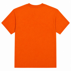 Camiseta de Marca Personalizada de Alta Calidad, Camiseta Lisa Naranja para Hombre, Impresión DTF Informal, Fabricante de Camisetas Lisas para Streetwear - Product Image 2