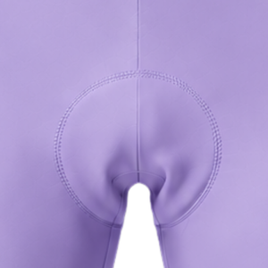 Shorts de cyclisme blancs lavande personnalisés avec rembourrage, respirants, séchage rapide, extensibles, pour vélo de route, course et entraînement, vêtements de sport - Product Image 6