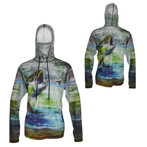 Nouveau Sweat à Capuche Unisexe Imprimé Pêche Hiver Écologique UPF 50 Respirant Imperméable pour Activités de Plein Air - Product Image 6