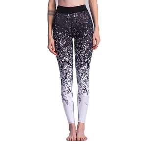 Leggings de Compresión para Mujer, Ropa Deportiva, Estilo Chino, Leggings de Yoga Estampados, Leggings para Correr, Pantalones Deportivos, Spandex/Nailon - Product Image 2