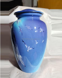 Urna de cremación de aluminio al por mayor para cenizas humanas Urnas de cremación funeraria grandes de metal para adultos y mascotas Cenizas y proveedor de cremación - Product Image 6