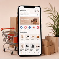 WISE HUSTLERS Aplikasi Seluler E-Commerce Keuangan Bisnis Cerdas Profesional untuk Perusahaan, Stok Multi-bahasa MAC/Linux