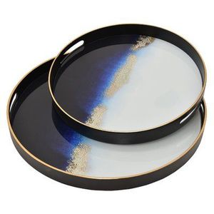 Bandeja de Resina de Lujo Hecha a Mano de Calidad Premium, Decoración Minimalista para el Hogar, para Servir, Almacenar y Exhibir, Disponible para la Venta - Product Image 4