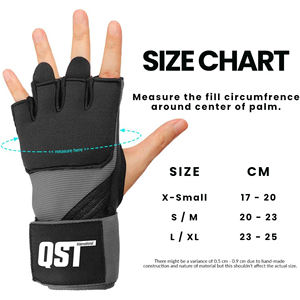 ถุงมือ MMA คุณภาพสูง ทำจากนีโอพรีน บุเจลยืดหยุ่น พร้อมผ้าพันมือแบบยาว รองรับข้อมือ  รับสกรีนโลโก้ QST BGM-0001 - Product Image 6