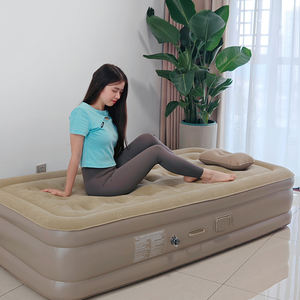 Colchón de aire de PVC tamaño Queen certificado BSCI, diseño moderno, cama inflable plegable, bomba, dormitorio, <span class=keywords><strong>Hospital</strong></span>, muebles para el hogar al aire libre - Product Image 6