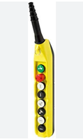 CMK Electro Power Private Limited Station de commande à pendentif 6 boutons -04 pour grue EOT IP65 440V 5A Corps en néoprène 14 interrupteurs