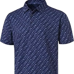 Polo pour homme respirant, dernière mode, manches courtes, impression de logo personnalisée de haute qualité, matière en coton, polo pour homme - Product Image 1