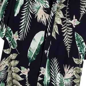 เสื้อเชิ้ตผู้ชายลายดอกไม้ ดีไซน์ทันสมัย ลายพฤกษศาสตร์ เสื้อแฟชั่นชายหาด ผลิตและขายส่งโดยตรงจากโรงงาน - Product Image 6