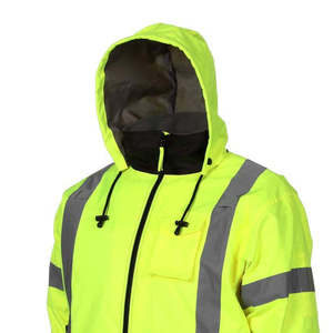 Chaqueta Acolchada de Invierno de Alta Visibilidad, Impermeable, Transpirable, Reversible, de Secado Rápido, Resistente al Viento, Ecológica, Unisex - Product Image 4