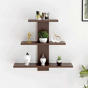 Modern Stone Art Deco Self-adhesive <b>Wall</b> Mounted <b>Floating</b> Display <b>Shelf</b> Decorative <b>Wall</b> Book <b>Shelf</b> for Living Room Bedroom - Product Image 2