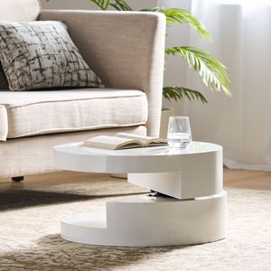 Mesa de Centro Giratoria Moderna con Diseño Elegante de Giro de 360 Grados para Mayor Comodidad y Conveniencia - Product Image 4