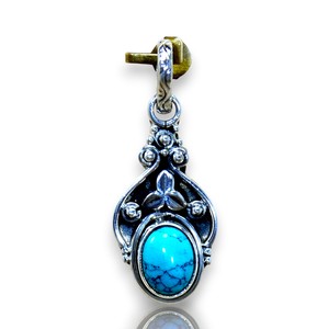 Colgantes de Plata Fina Originales con Turquesa, Venta al por Mayor, Accesorios para Mujer, Fabricante Personalizado, Venta al por Mayor - Product Image 5