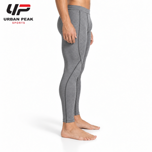 Training <b>Men</b> <b>Legging</b> With Moisture Control Fabric Supportive Design And Full Length Coverage <b>For</b> Active <b>Sporting</b> Activities - Product Image 2