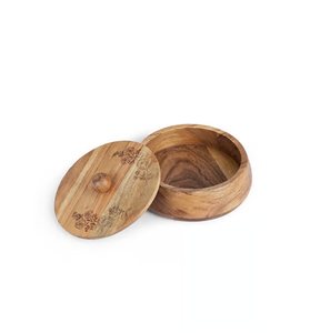 Boîte à chapati en bois pour la cuisine, organiseur de roti avec couvercle et fabrication artisanale à prix compétitifs - Product Image 1