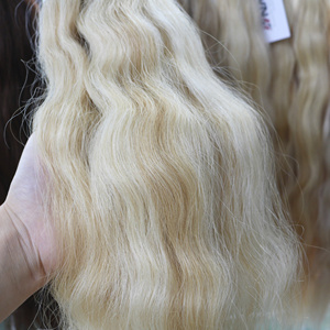 Extensions de cheveux vietnamiens en vrac au prix de gros Double noyade 100 grammes Couleurs claires 18 pouces - Product Image 3