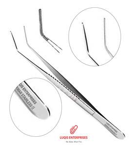 Pinzas para Tejido Vascular Debakey, Instrumento Quirúrgico Angulado de Acero Inoxidable, Pinzas Médicas de Precisión para Tejido Delicado - Product Image 1