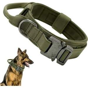 Collar de Adiestramiento para Perros de Alta Calidad con Hebilla Metálica Resistente, Collar y Correa para Perros Grandes, Collar Táctico para Perros - Product Image 6