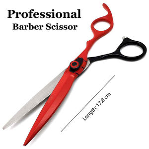 High Quality Sharp Barber <b>Thinning</b> Shears Kit with <b>Mirror</b> Polish Stainless Steel Scissors Set Steel Handle Comb Lightweight - Product Image 5