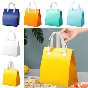 Factory Wholesale Non-woven Cooler <b>Bag</b> Takeaway Insulated <b>Bag</b> Large Cooler <b>Lunch</b> <b>Bag</b> Sturdy Disposable Packaging Handbag - Product Image 6