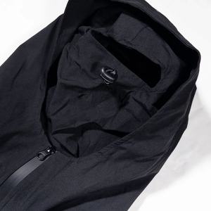 Ensemble survêtement homme coupe-vent imperméable réfléchissant en nylon et polyester avec fermeture éclair, personnalisable avec logo OEM (veste et pantalon) - Product Image 5