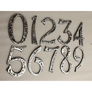 Brass House Numbers <b>Wall</b> Mount Decorative Digits Traditional Style for Home Decoration |Brass House Hotel Door Number 4'' - Product Image 2