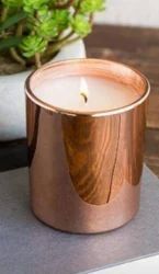 Pot à bougie cylindrique en cuivre, porte-bougie votif, fait main, résistant à la chaleur, décoration d'intérieur, logo personnalisé, luxe, brun, parfumé, Noël - Product Image 4