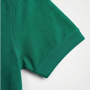 <b>Men's</b> <b>Green</b> Short Sleeve 100% Cotton Pique <b>Polo</b> <b>Shirt</b> Casual Breathable Regular Fit Solid Knitted Design - Product Image 6