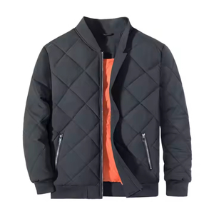 Chaqueta Bomber de Invierno para Hombre ARTIZ INTERNATIONAL, 100% Poliéster Ecológico, Cortavientos, Cuello en V, Cierre de Cremallera, Corte Regular - Product Image 2