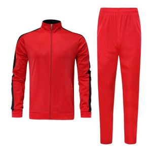 Conjunto de Uniforme de Fútbol Unisex con Chaqueta con Cremallera, Transpirable, de Secado Rápido, 100% Poliéster, para Equipos y Clubes - Product Image 6