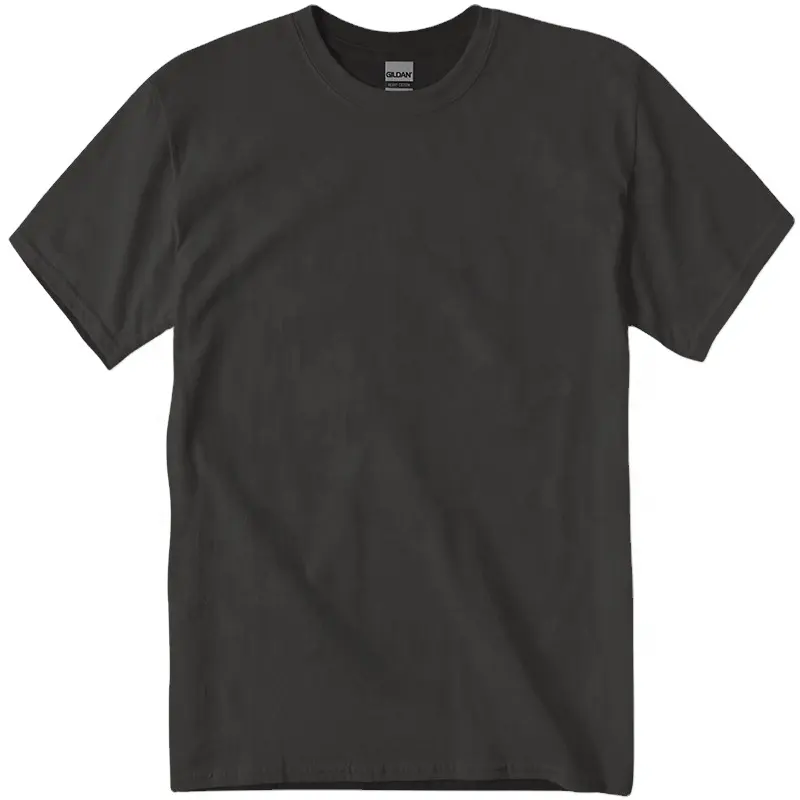 2024 50% pamuk % 50% Polyester siyah T Shirt özel T Shirt resim ile kadın erkek tasarım kendi tri-blend tişörtleri