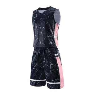 Wholesale <b>Cheap</b> Price Basketball Jerseys Shorts Uniforms Breathable Polyester Material OEM Service Custom Colors Logo High - Product Image 1